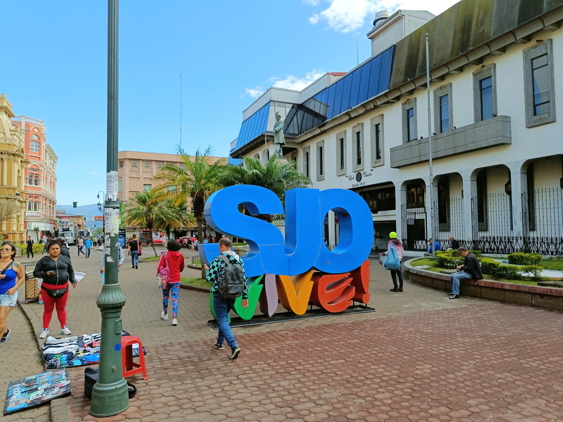 hustle and bustle in a capital of central america